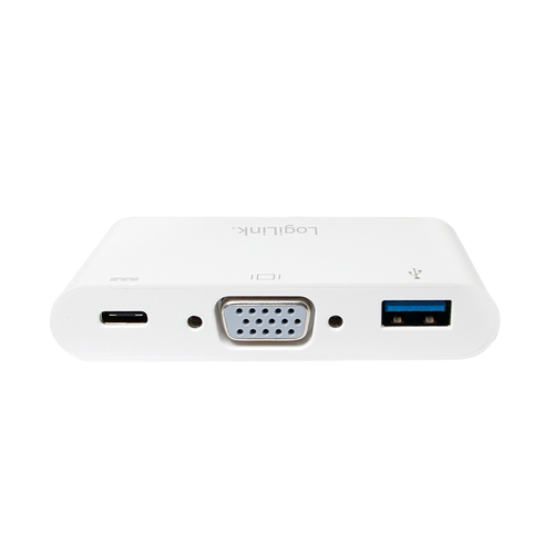 Logilink Adapter USB 3.1 Typ C > VGA,Displayport 1.2 & USB adapteris