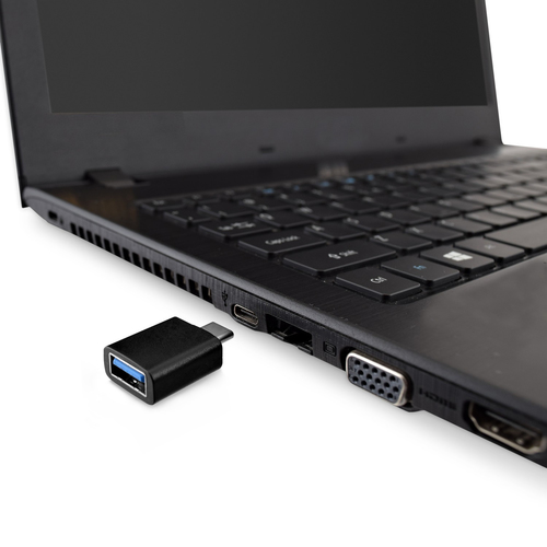 V7 adapter USB-C - USB 3.0 Black (V7U3C2A-BLK-1E)