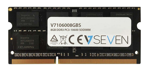 Atmiņa do laptopa V7 DDR3 SODIMM 8GB 1333MHz CL9 (V7106008GBS) operatīvā atmiņa