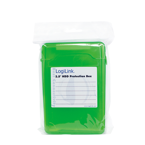 LOGILINK - Box protective to HDD3.5'' green piederumi cietajiem diskiem HDD