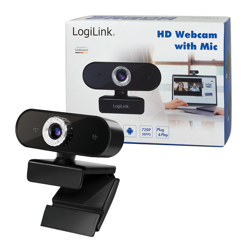 Logilink HD USB webcam with microphone web kamera
