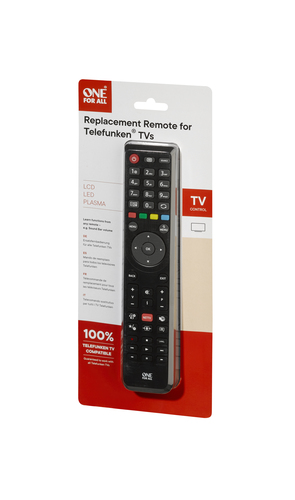 One for all Telefunken TV replacement remote TV aksesuāri