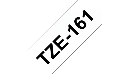 BROTHER TZE161 TAPE black/clear 36mm 8m