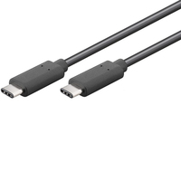 MicroConnect USB-C 3.2 Gen2 Cable. 2m 5706998612472 Gen2 - Supports 10 Gbps data  USB3.1CC2 4X90Q59480, 90Q59480, G2LU3CCM02, L42425-001 USB kabelis