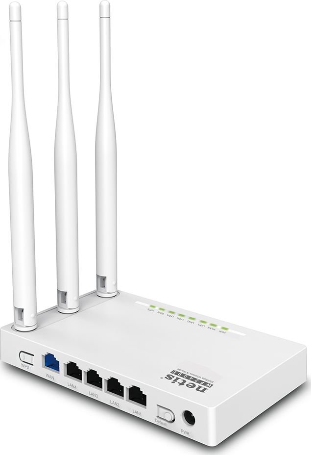 Netis Router DSL WIFI G/N300 + LAN x4, 3x Antena 5 dBi Rūteris