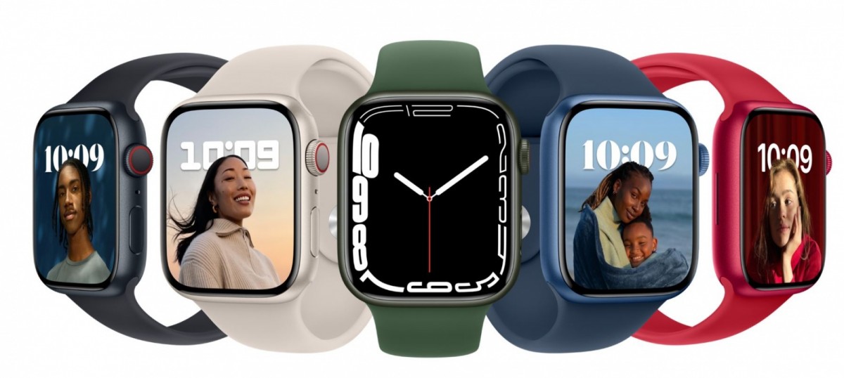 Apple Watch Series 7 GPS, 41mm Red MKN23 Viedais pulkstenis, smartwatch