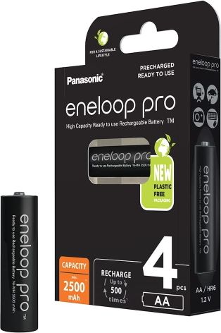 Panasonic Eneloop Pro AA 2500mAh 4 szt Baterija