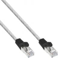 InLine Patchcord SF/UTP Cat.5e,   transparent 0.25m (72522T) tīkla kabelis