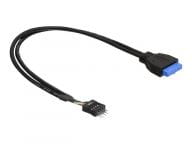 USB3.0 Kabel Delock Pinheader 19pin -> 8pin Bu/St 0.60m USB kabelis