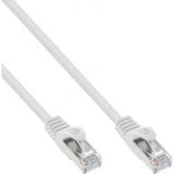 InLine Patchcord SF/UTP Cat.5e,   White 7.5m (72575W) tīkla kabelis