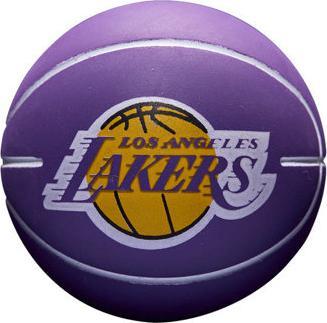 Wilson Wilson NBA Dribbler Los Angeles Lakers Mini Ball WTB1100PDQLAL Fioletowe One size WTB1100PDQLAL (194979033395) bumba