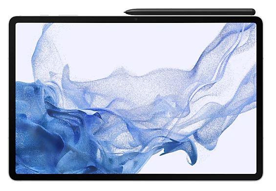 Samsung Galaxy Tab S8+ 5G SM-X806B LTE 128 GB 31.5 cm (12.4") Qualcomm Snapdragon 8 GB Wi-Fi 6 (802.11ax) Android 12 Silver Planšetdators