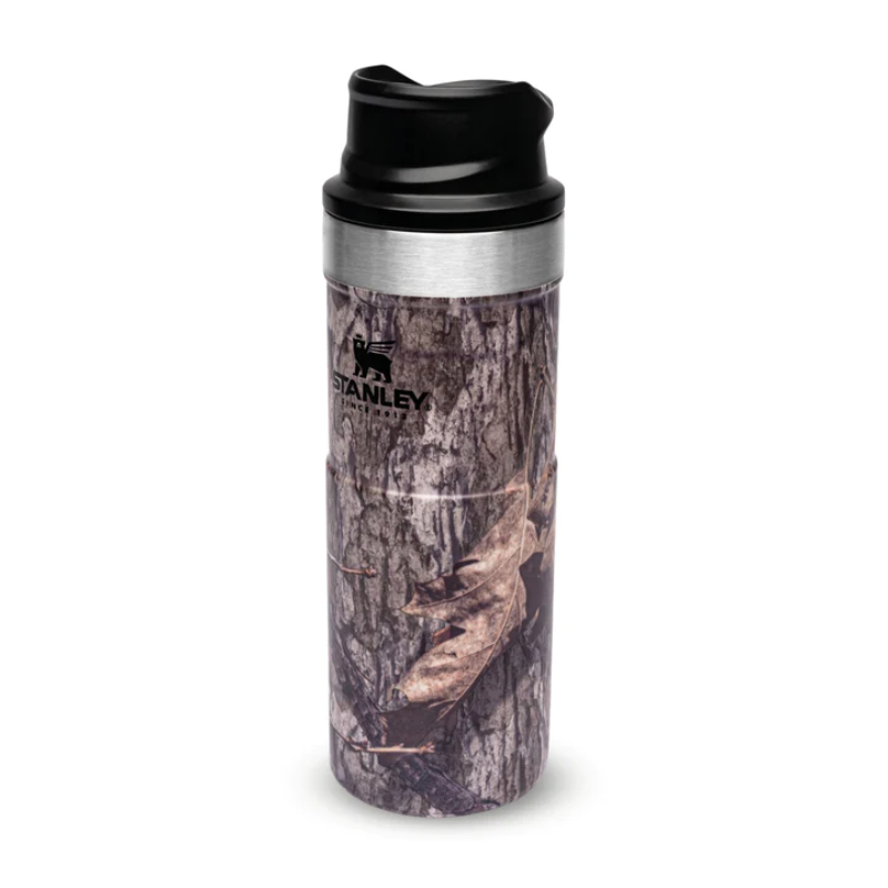 Stanley Termokrūze The Trigger-Action Travel Mug Classic 0,47L Country Mossy Oak 2806439221 termoss