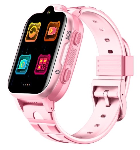 Garett Kids Cute 4G Pink Viedais pulkstenis, smartwatch