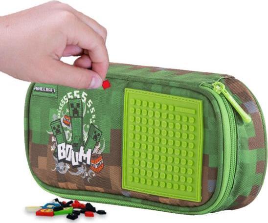 PIXIE Pencil Case School Pencil Case with Zipper, PIXIE CREW, MINECRAFT Skolas somas un penāļi