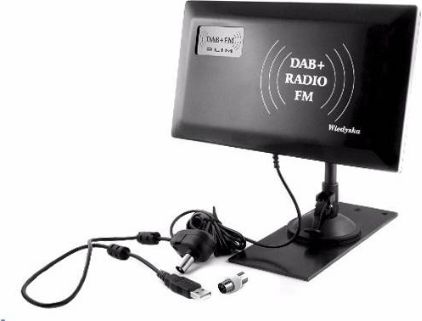 Antena RTV Radiowa DAB + FM Slim antena