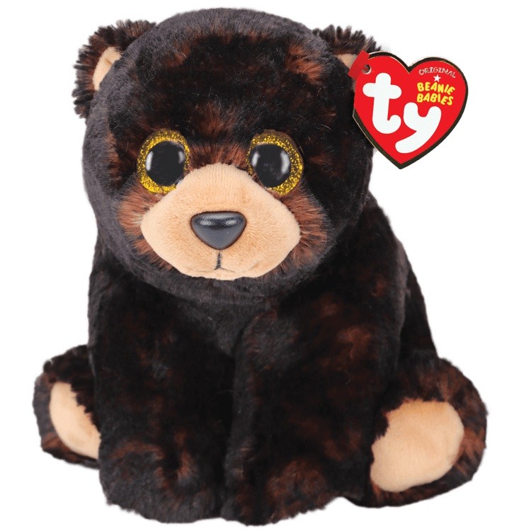 Plush toy Ty Bear brown-black - Kodi 15 cm 40170 (008421401703)