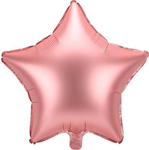 Party Deco Balon foliowy gwiazdka 48cm rozowe zloto PARX1378 (5900779133013)