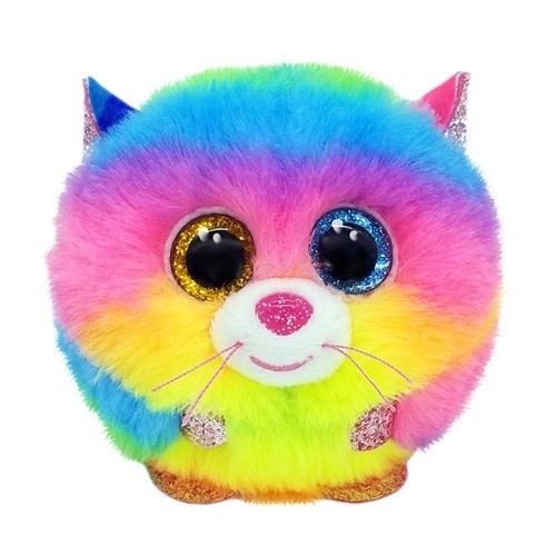 Plush toy Ty Puffies Rainbow cat Gizmo 8 cm 42520 (008421425204)