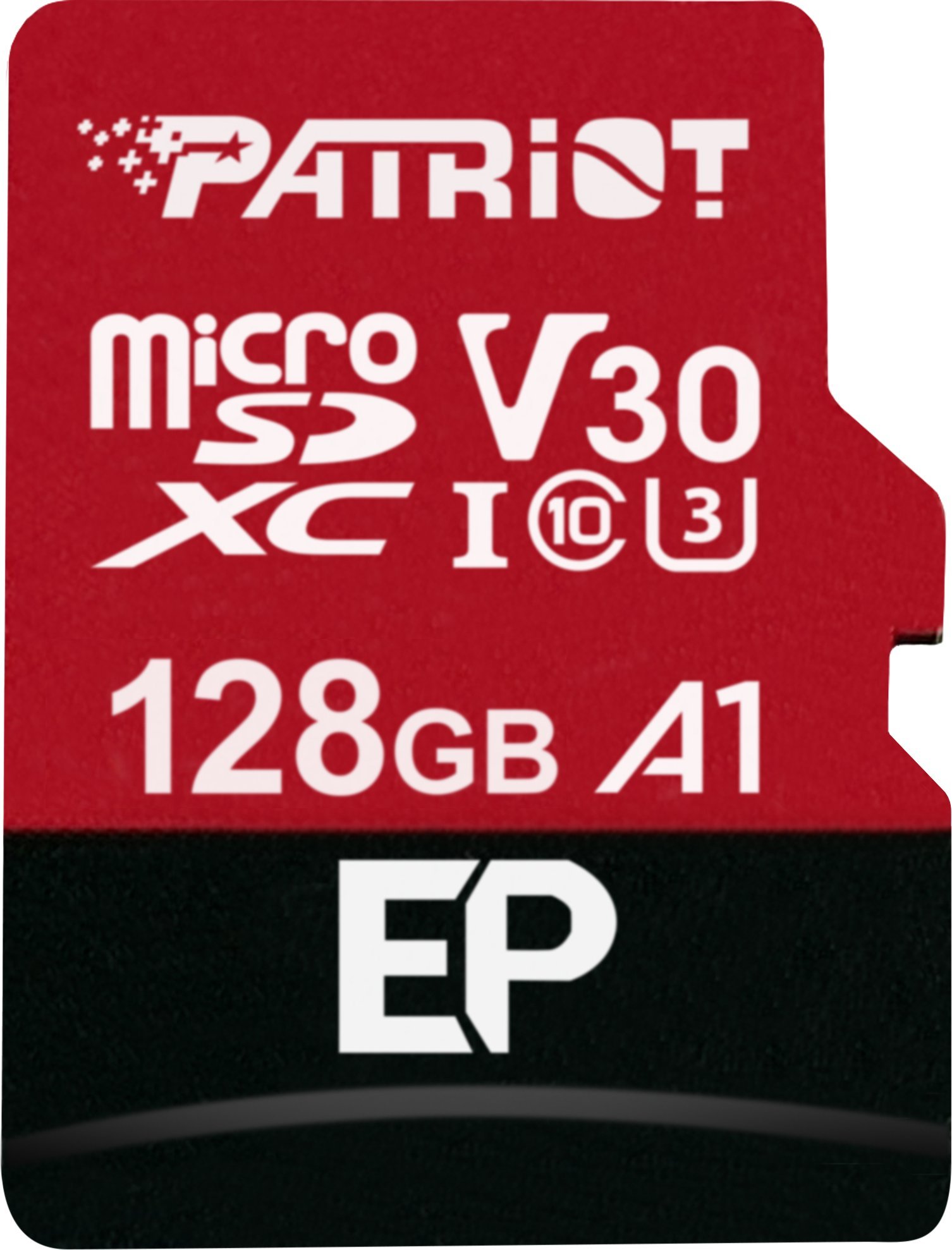 Patriot EP Series 128GB MICRO SDXC V30, up to 100MB/s atmiņas karte