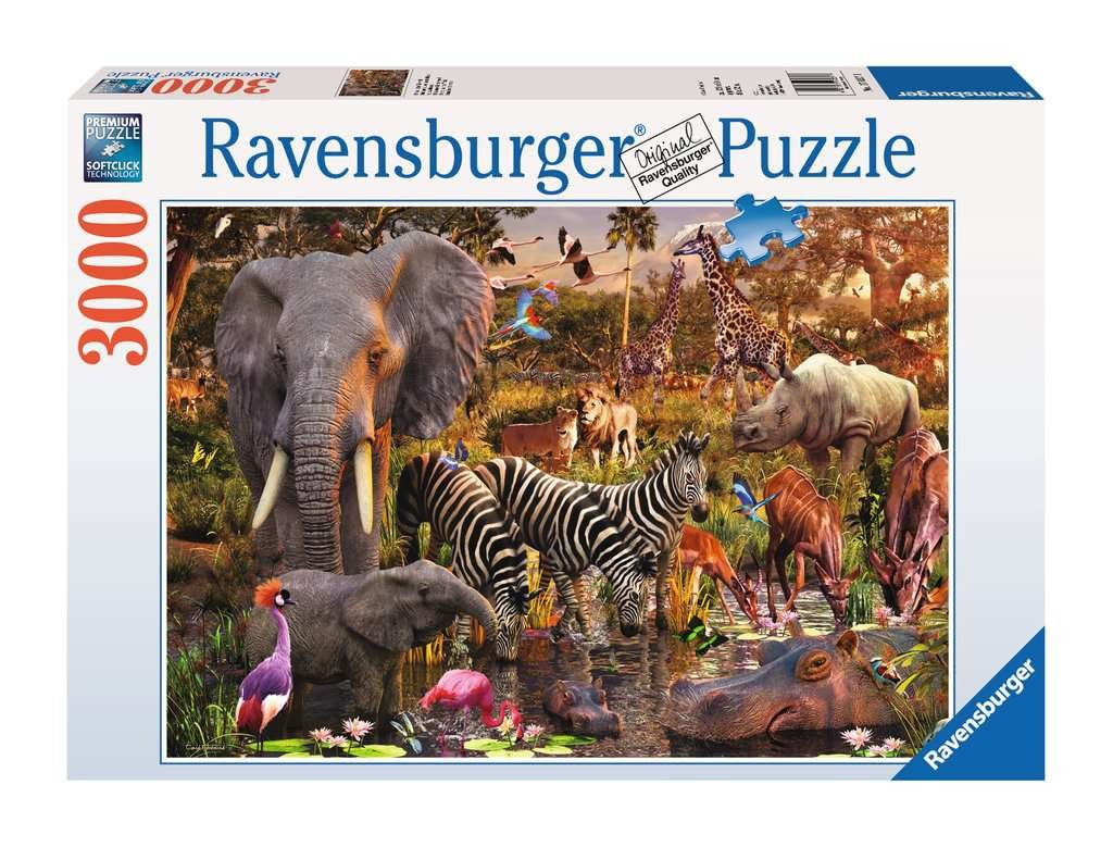 African animals 17037 (4005556170371) puzle, puzzle