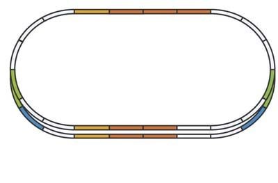 A set of tracks 'E' PI-55340 (4015615553403) Rotaļu auto un modeļi