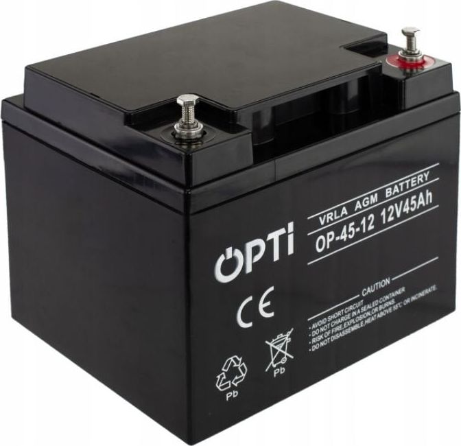 Volt Akumulator OPTI 12V/45Ah 22697 (5903760240721) UPS aksesuāri