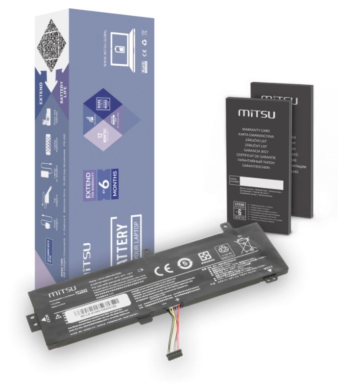 MITSU LENOVO BC/LE-510 BATTERY (3950 mAh (30 Wh) 7.6V (7.4V) 2 cells Li-polyme akumulators, baterija portatīvajiem datoriem