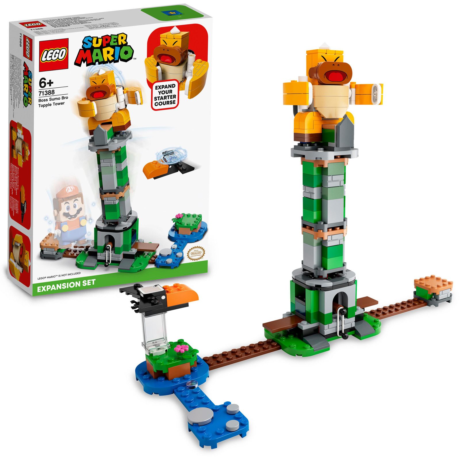 LEGO Super Mario Kippturm mit Sumo-Bruder-Boss - Erweiterungsset 71388 LEGO konstruktors