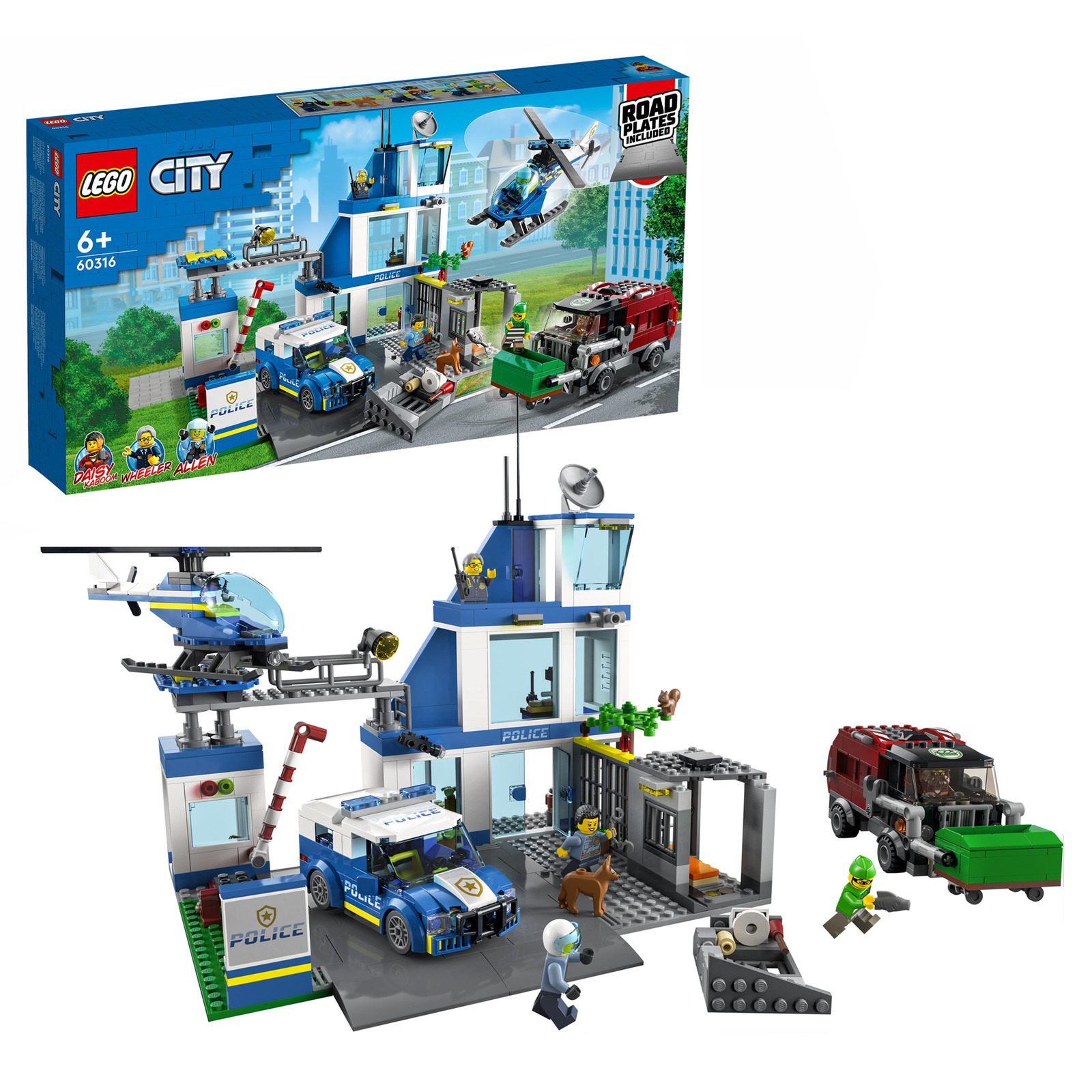 LEGO City 60316 Police Station LEGO konstruktors