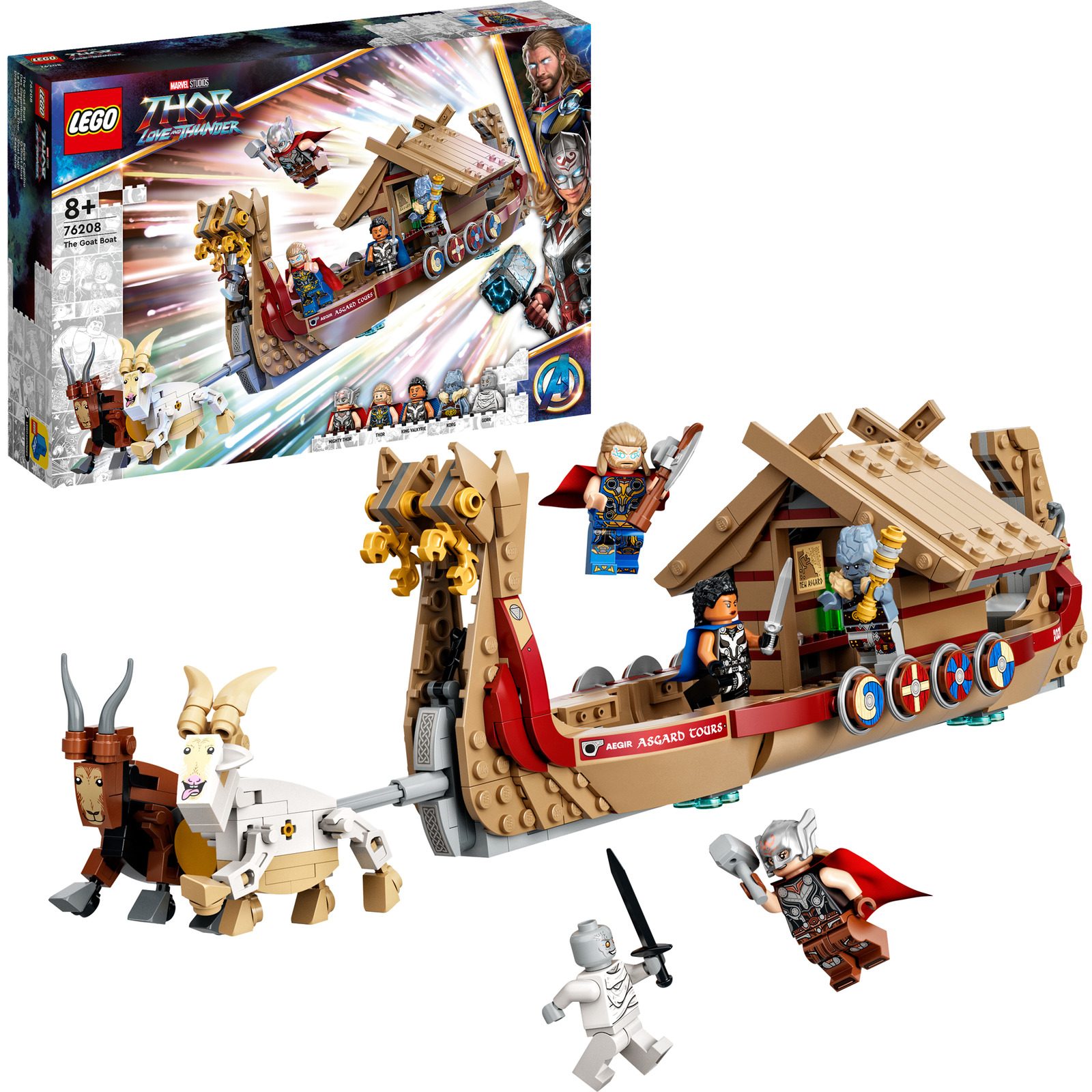 LEGO SH Marvel 76208 The Goat Boat LEGO konstruktors
