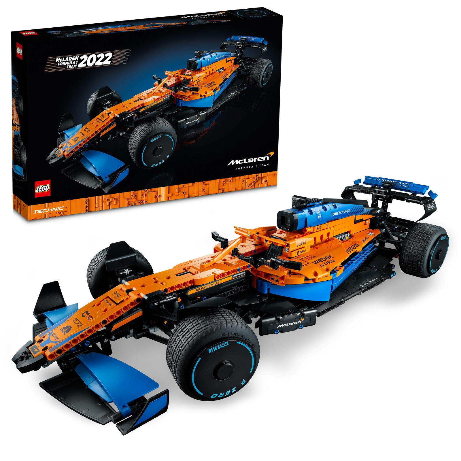 LEGO 42141 Technic McLaren Formula 1 Race Car Construction Toy (nedaudz boj. iepakoj.) LEGO konstruktors