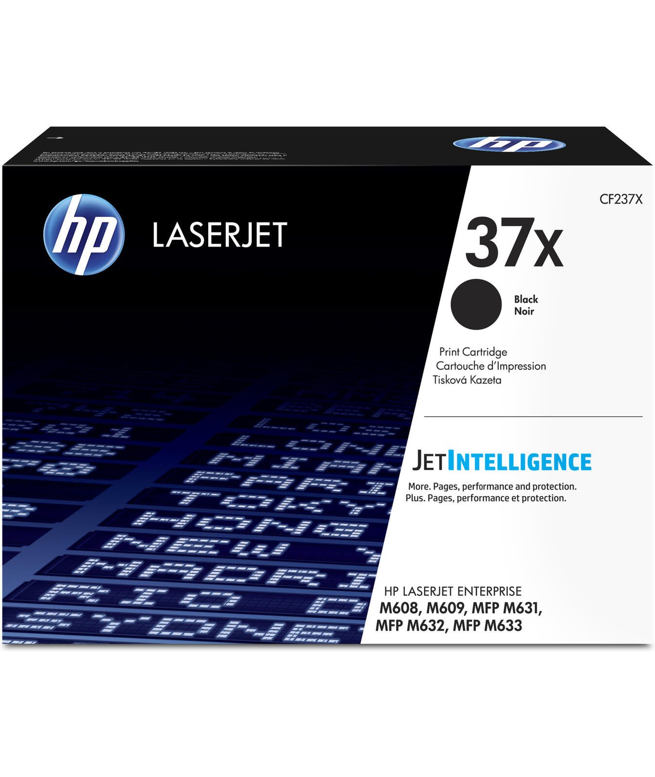 HP 37X black Original LaserJet Toner with hoher Reichweite (CF237X) toneris