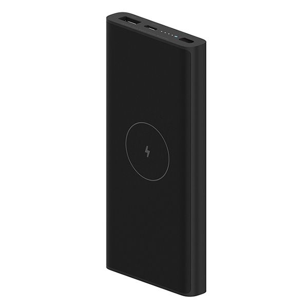 Xiaomi Wireless Power Bank BHR5460GL 10000 mAh, Black, 10 W Powerbank, mobilā uzlādes iekārta