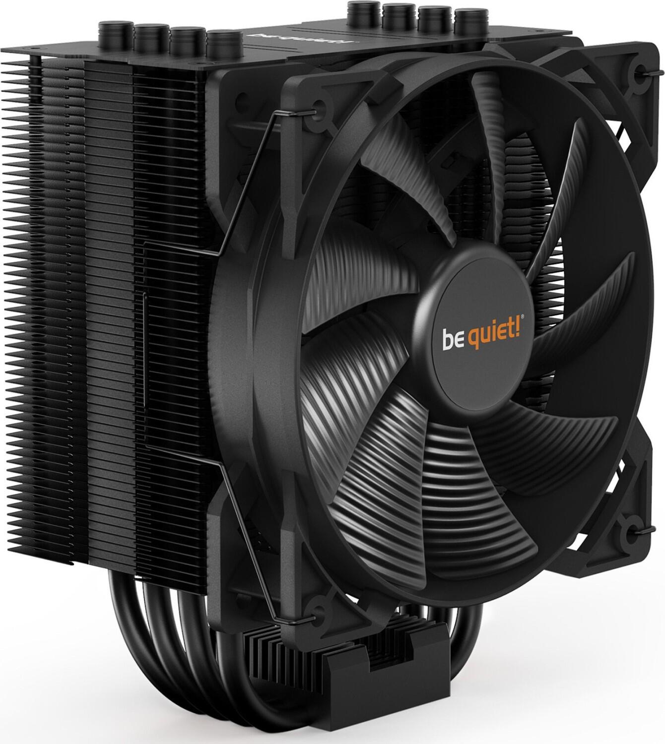 be quiet! Pure Rock 2 Black, CPU cooler (black, elegant black surface) procesora dzesētājs, ventilators