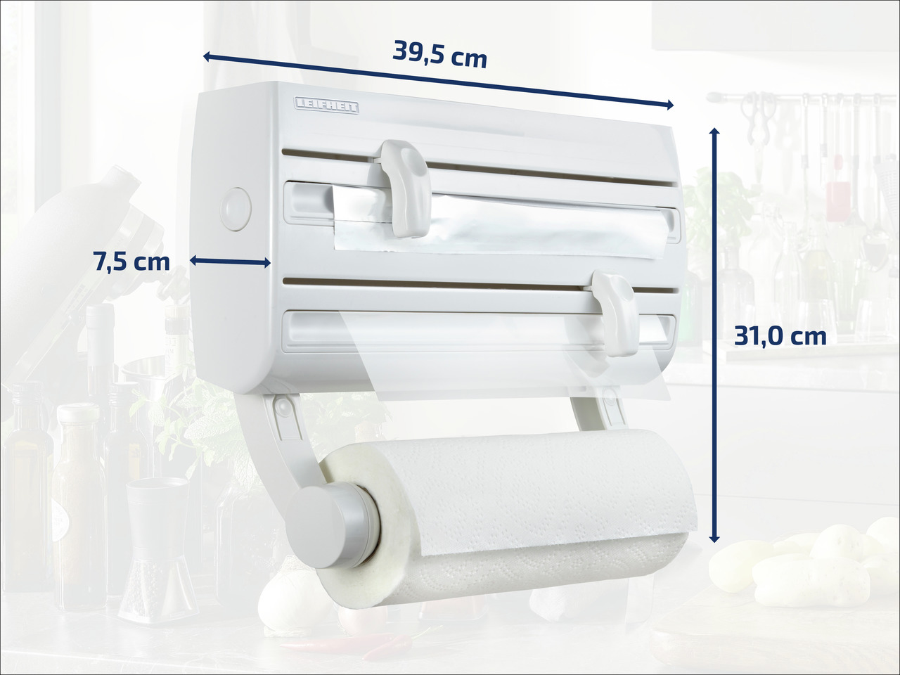 LEIFHEIT Papira, folijas, pleves turetajs Parat F2 25771 Virtuves piederumi