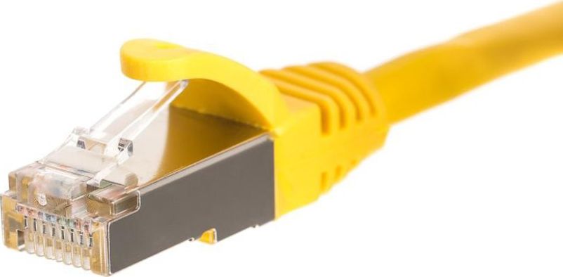 Netrack patch cable RJ45, snagless boot, Cat 5e UTP, 1.5m yellow kabelis, vads