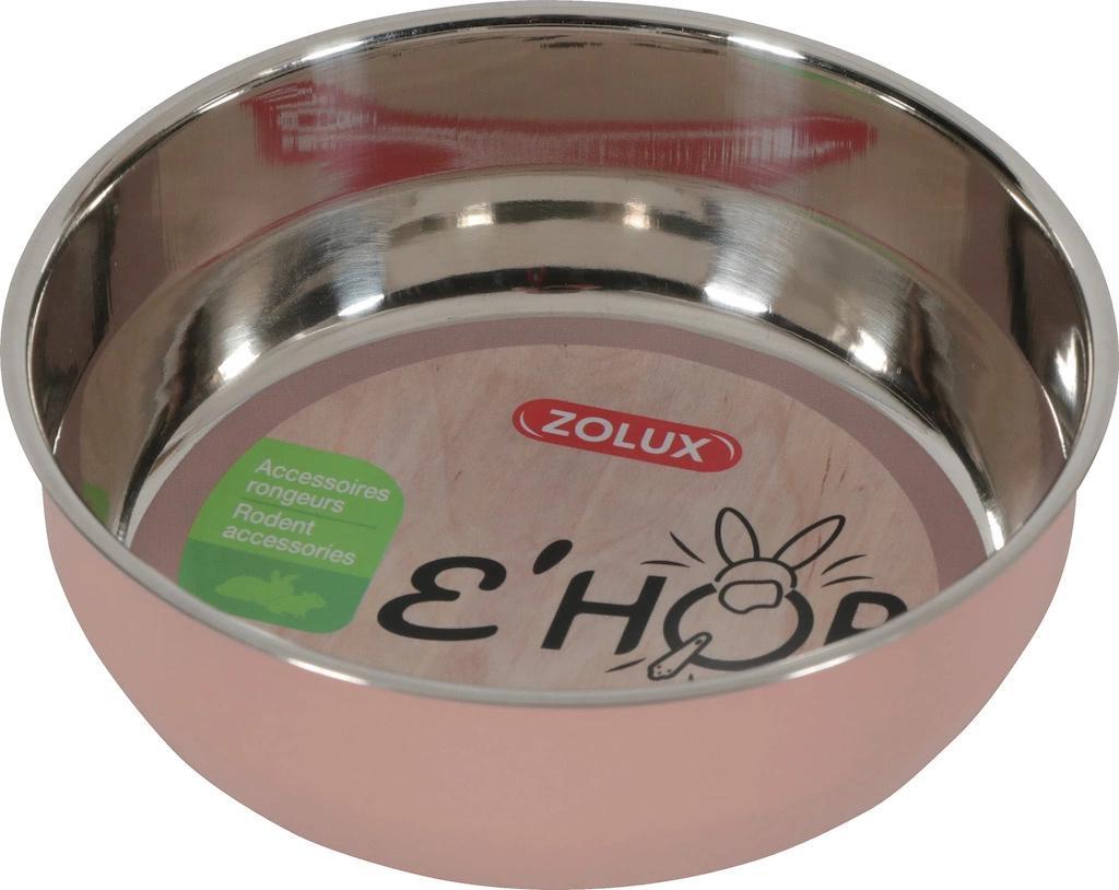 Zolux ZOLUX Miska EHOP 400 ml kol. rozowy 10104541 grauzējiem