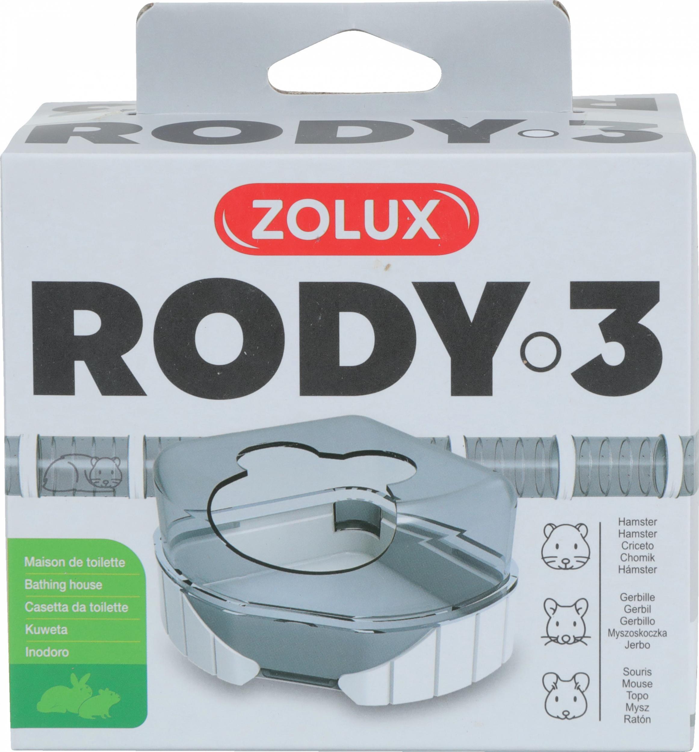 Zolux Toilet for small rodents Rody3 white grauzējiem
