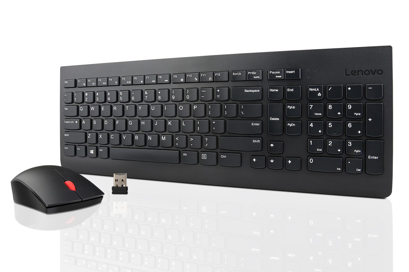 Lenovo 4X30M39472 RF Wireless Deutsch black Tastatur (4X30M39472) Datora pele