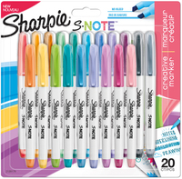 1x20 Sharpie Creative Marker S-Note 20 colours