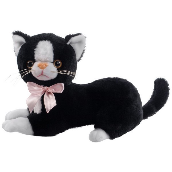 Plush tory Cat Flico with bow 34 cm