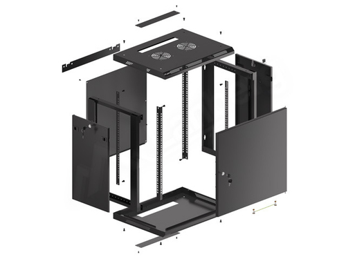 Szafa wiszaca 19'' 12U 600x450 cz WF01-6412-00