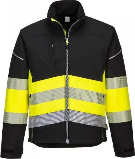 Portwest KURTKA OSTRZEGAWCZA SOFTSHELL PW375BKY ROZMIAR S KUR 375Y S (5036108348084)