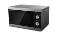 Sharp Home Appliances YC-MG01E-S microwave Countertop Combination microwave 20 L 800 W Black, Gray Mikroviļņu krāsns