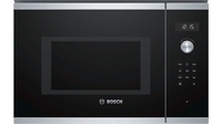 Bosch Microwave Oven BFL554MS0 Built-in, 31.5 L, Retractable, Rotary knob, Start button, Touch Control, 900 W, Stainless steel, Defrost Cepeškrāsns