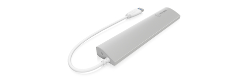 Icy Box 7x Port USB 3.0 Hub, Silver karte