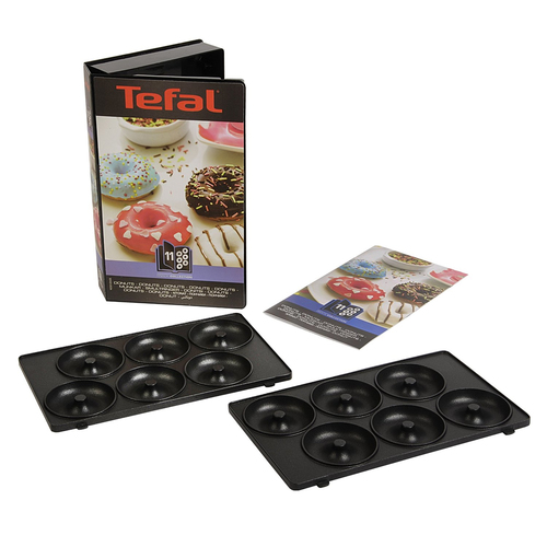 Tefal Platten-Set Nr. 11 donuts XA8011 black / edelstahl vafeļu panna