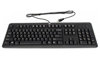 Hewlett Packard Enterprise Keyboard Norwegian Black New Retail Datora pele