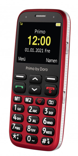 Doro Primo 368, Cell Phone (Red) Mobilais Telefons